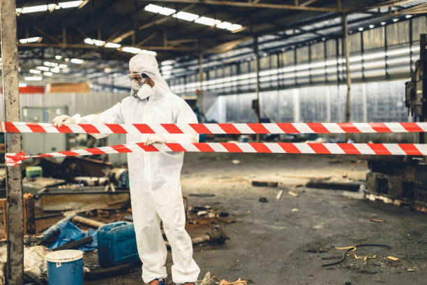 Professional Biohazard technician working in Nixon, NV